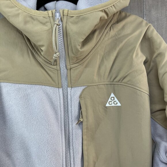 Nike ACG "Wolf Tree" Plus Full-Zip Hooded Mid Layer Top Men's Medium HJ2458-297 - Picture 2 of 10